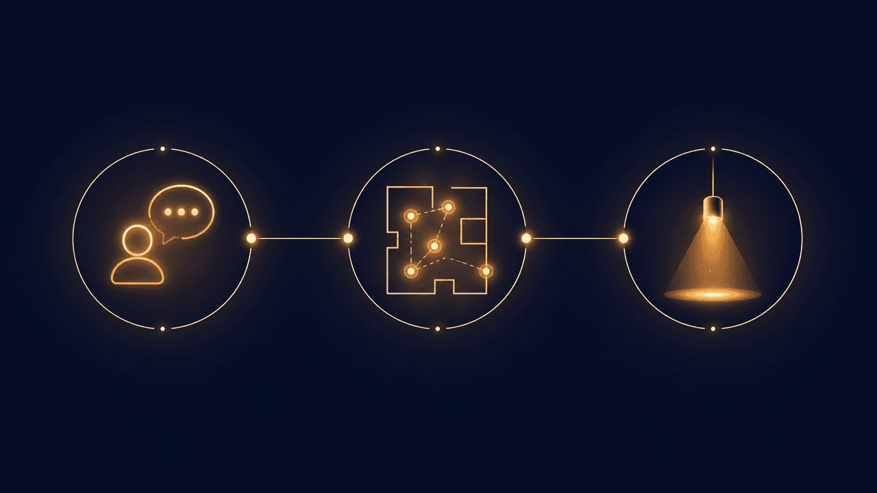 Three-step lighting planning process