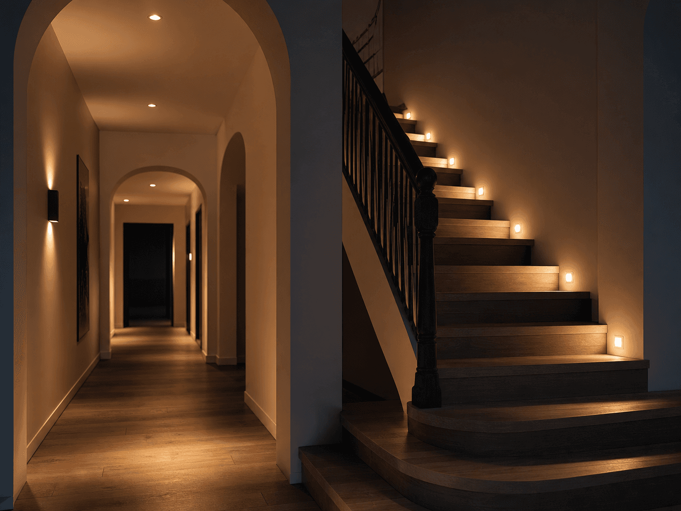 Hallway & stairs